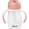 Béaba Vaisselle Enfant Tasse Paille 300ml Old Pink