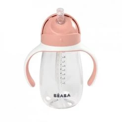 Béaba Vaisselle Enfant Tasse Paille 300ml Old Pink -Vaisselle et accessoires de cuisine enfant Soldes tasse paille 300ml old pink 3