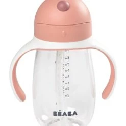 Béaba Vaisselle Enfant Tasse Paille 300ml Old Pink -Vaisselle et accessoires de cuisine enfant Soldes tasse paille 300ml old pink 4