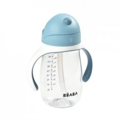 Béaba Vaisselle Enfant Tasse Paille 300ml Windy Blue -Vaisselle et accessoires de cuisine enfant Soldes tasse paille 300ml windy blue 3