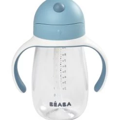 Béaba Vaisselle Enfant Tasse Paille 300ml Windy Blue -Vaisselle et accessoires de cuisine enfant Soldes tasse paille 300ml windy blue 6