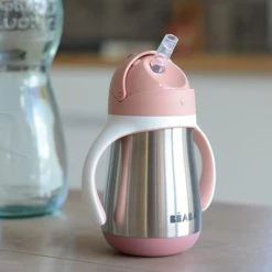 Béaba Vaisselle Enfant Tasse Paille Inox 250ml Old Pink 10 Béaba Vaisselle Enfant Tasse Paille Inox 250ml Old Pink -Vaisselle et accessoires de cuisine enfant Soldes tasse paille inox 250ml old pink 4