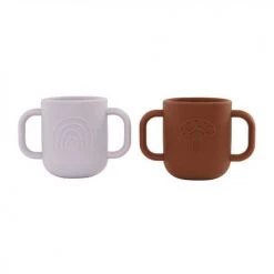 OYOY Living Design Vaisselle Enfant Tasse Violet En Silicone H7,5x11x6,5cm