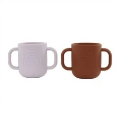 OYOY Living Design Vaisselle Enfant Tasse Gris En Silicone H7,5x11x6,5cm -Vaisselle et accessoires de cuisine enfant Soldes tasse violet en silicone h7 5x11x6 5cm