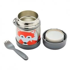 3 Sprouts Gourdes Enfant Et Boîtes à Goûter Thermos Alimentaire Avec Fourchette Renard (350 Ml) -Vaisselle et accessoires de cuisine enfant Soldes thermos alimentaire avec fourchette renard 350 ml 3