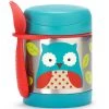 Skip Hop Gourdes Enfant Et Boîtes à Goûter Thermos Alimentaire Zoo Hibou Bleu (325 Ml)